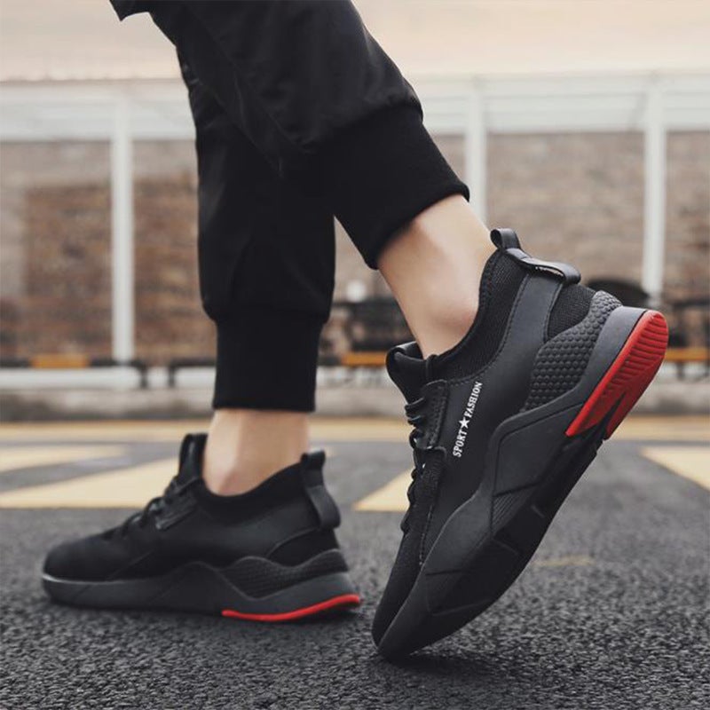 2023 New Autumn Men'S Shoes, Fly-Knit Mesh Sports Casual Fashion, Large Size, Casual And Versatile - Image 3