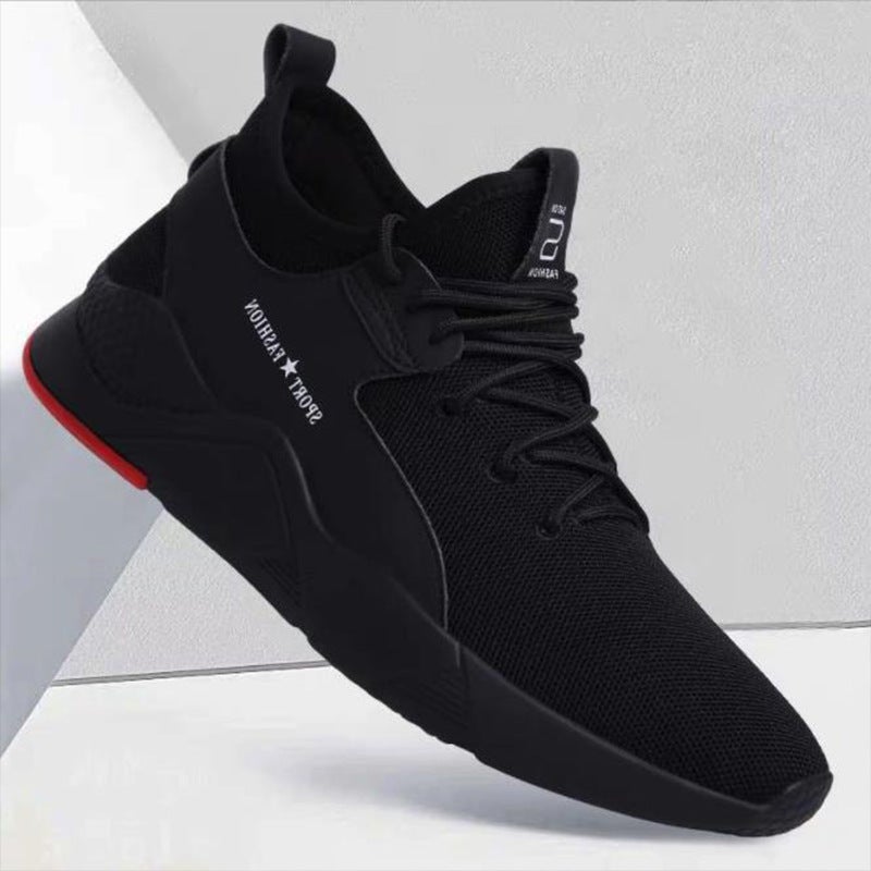 2023 New Autumn Men'S Shoes, Fly-Knit Mesh Sports Casual Fashion, Large Size, Casual And Versatile - Image 5
