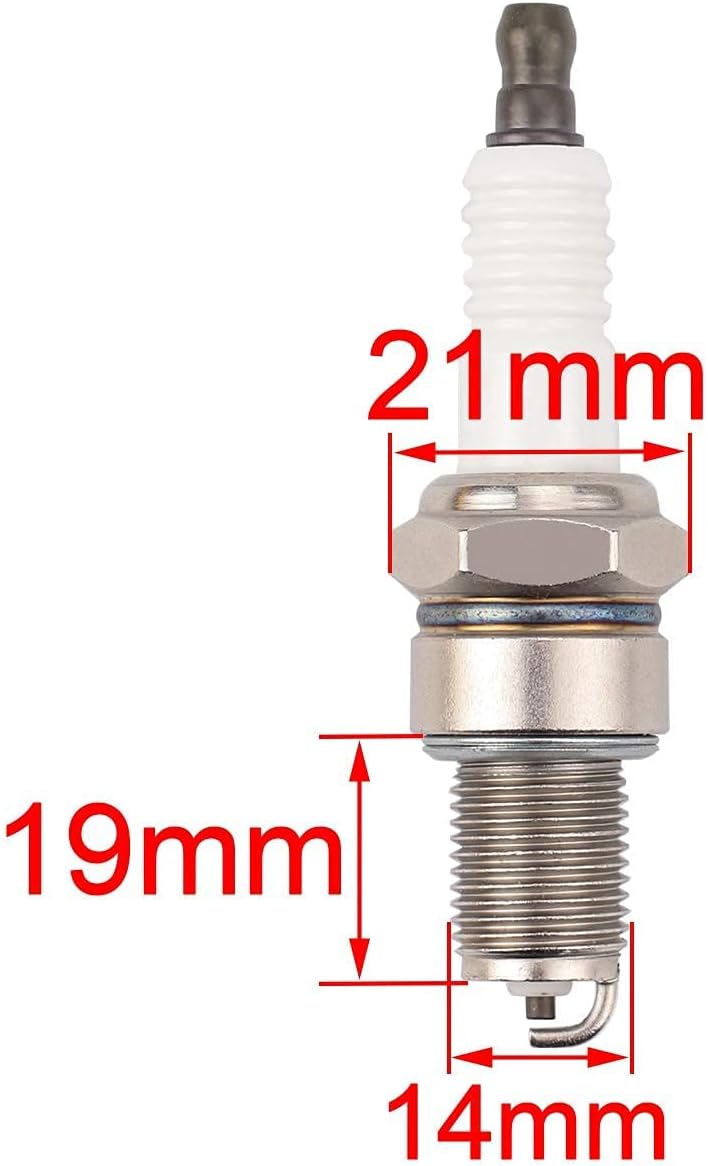 Hipa BPR6ES Spark Plug for NGK 7131 Torch F7RTC MTD 951-10292 951-10292A 751-10292 Honda 98079-56846 Champion RN9YC RN10YC (Set of 2) - Image 3