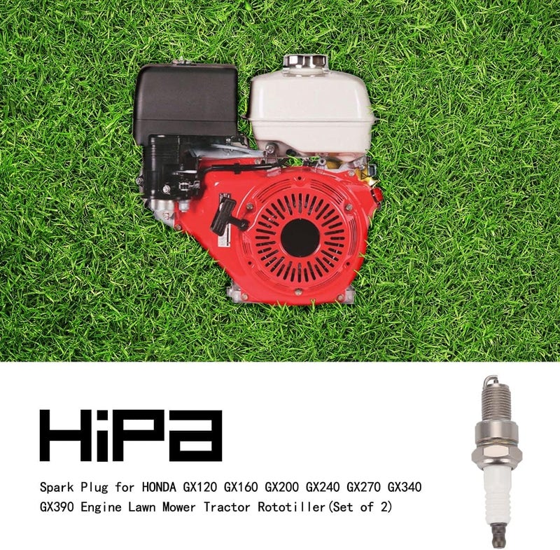 Hipa BPR6ES Spark Plug for NGK 7131 Torch F7RTC MTD 951-10292 951-10292A 751-10292 Honda 98079-56846 Champion RN9YC RN10YC (Set of 2) - Image 2