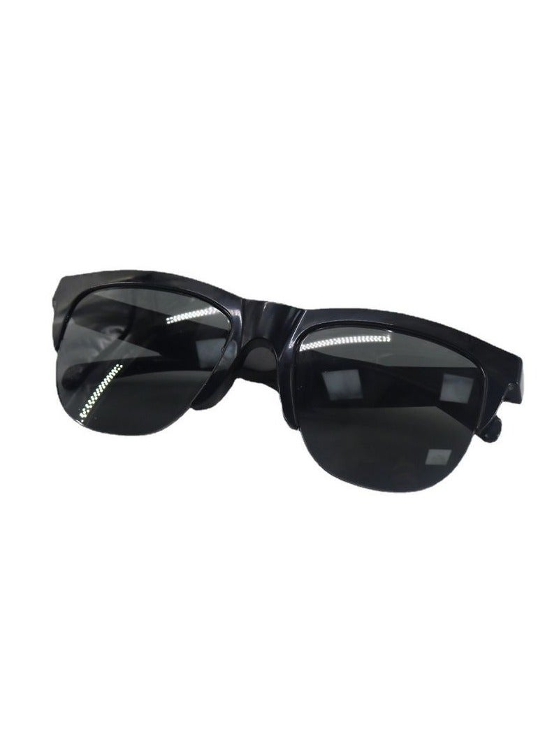 نظارات شمسية ذكية بتقنية البلوتوث 5.4 مع ميكروفون مدمج وصوت عالي الدقة وترجمة فورية بعدة لغات – نظارات لاسلكية متعددة الوظائف للرياضة الخارجية والقيادة والمكالمات بدون استخدام اليدين - Image 4