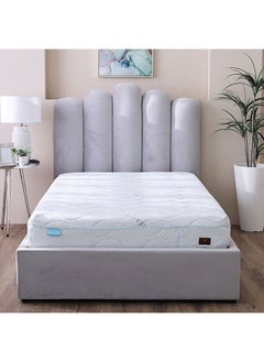 مرتبة Seaqual Gel Memory Foam متوسطة الصلابة، مرتبة فردية Spine Balance لتخفيف الضغط، الطول 190 × العرض 90 × 25 سم، أبيض/أزرق - pzsku/Z5B5F4CE43F2BD278818EZ/45/_/1715236959/e8775898-c8e4-42b1-b87f-deb1ab1d09b2