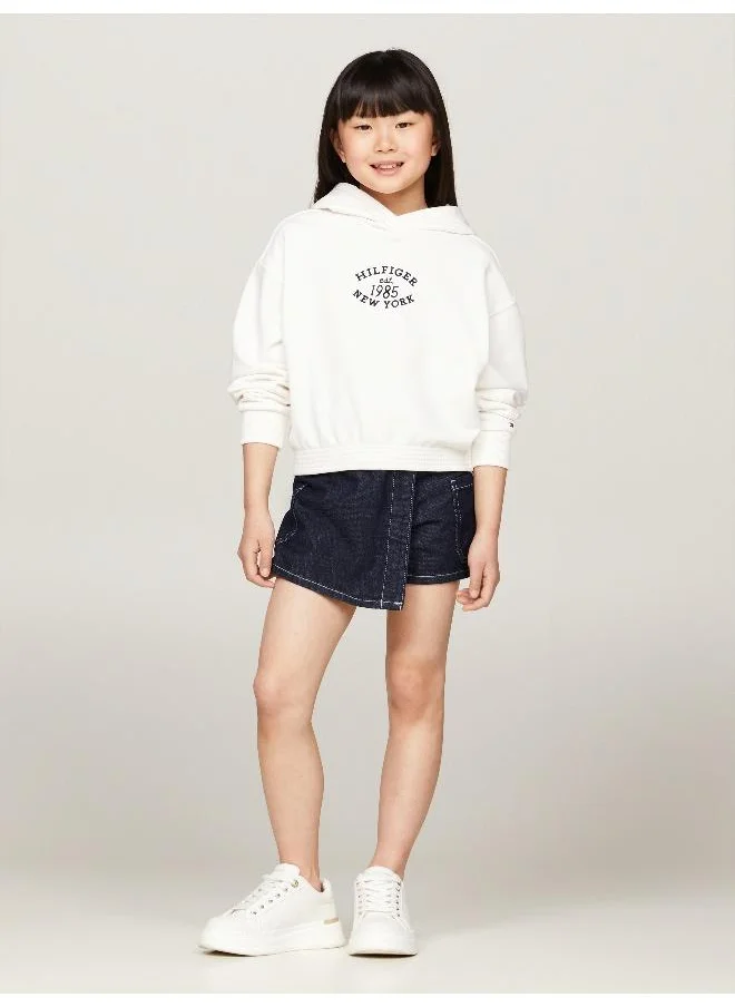 TOMMY HILFIGER MONOTYPE FLOCK HOODIE