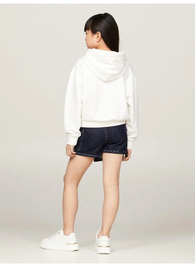 TOMMY HILFIGER MONOTYPE FLOCK HOODIE