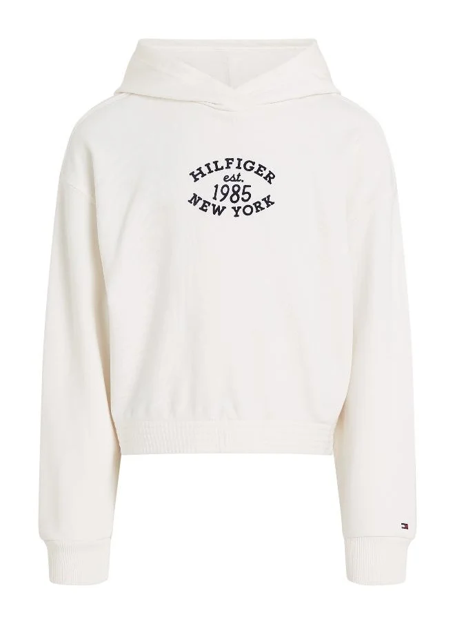 TOMMY HILFIGER MONOTYPE FLOCK HOODIE