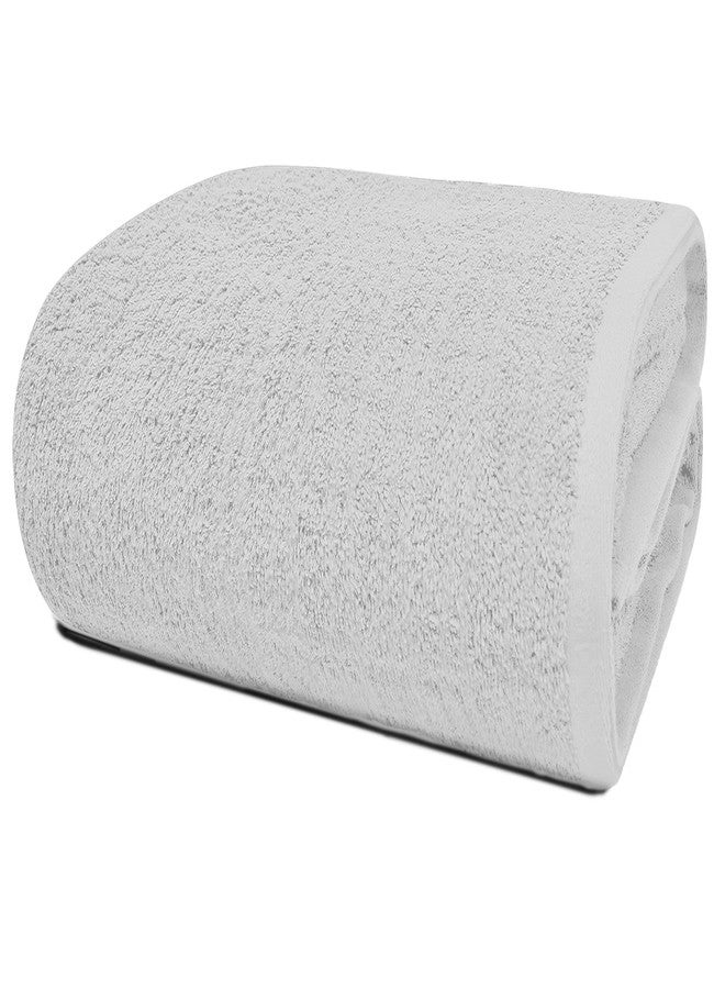 RIVERSIDE Pack of 1 Jumbo Bath Sheet 40 x 80 Inches - Extra Large Bath Towel, Super Soft & Highly Absorbent, 100% Cotton Quick Dry, Perfect to Wrap Yourself in - White - Image 1