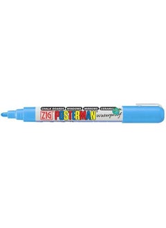 Posterman Waterproof Painting Marker Medium Tip 2 mm Light Blue