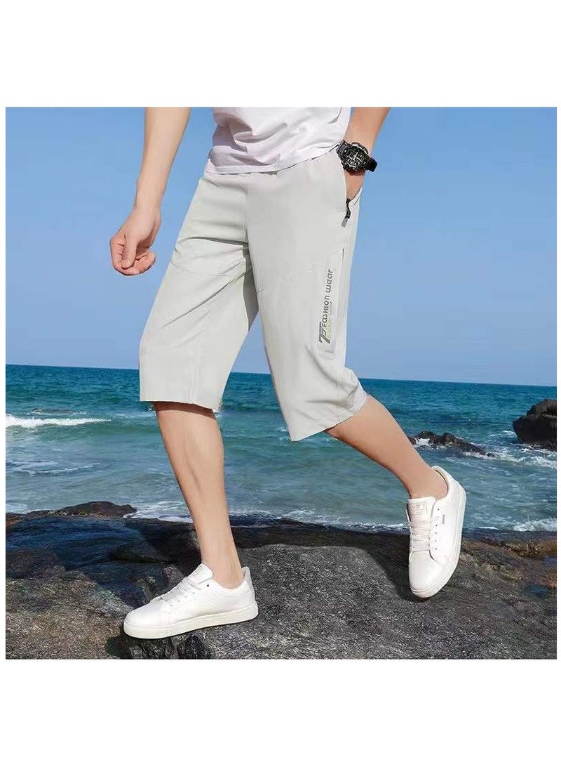 Summer Fashion Men's Thin Casual Shorts Large Size  - Image 1