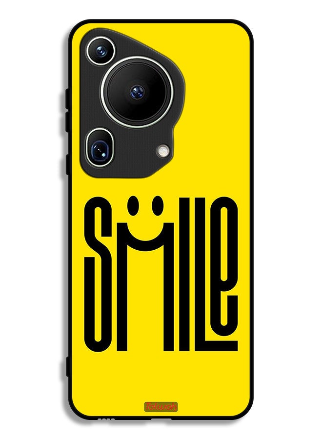 Tolwak Huawei Pura 70 Ultra Protective Case Cover Smile Art - Image 1