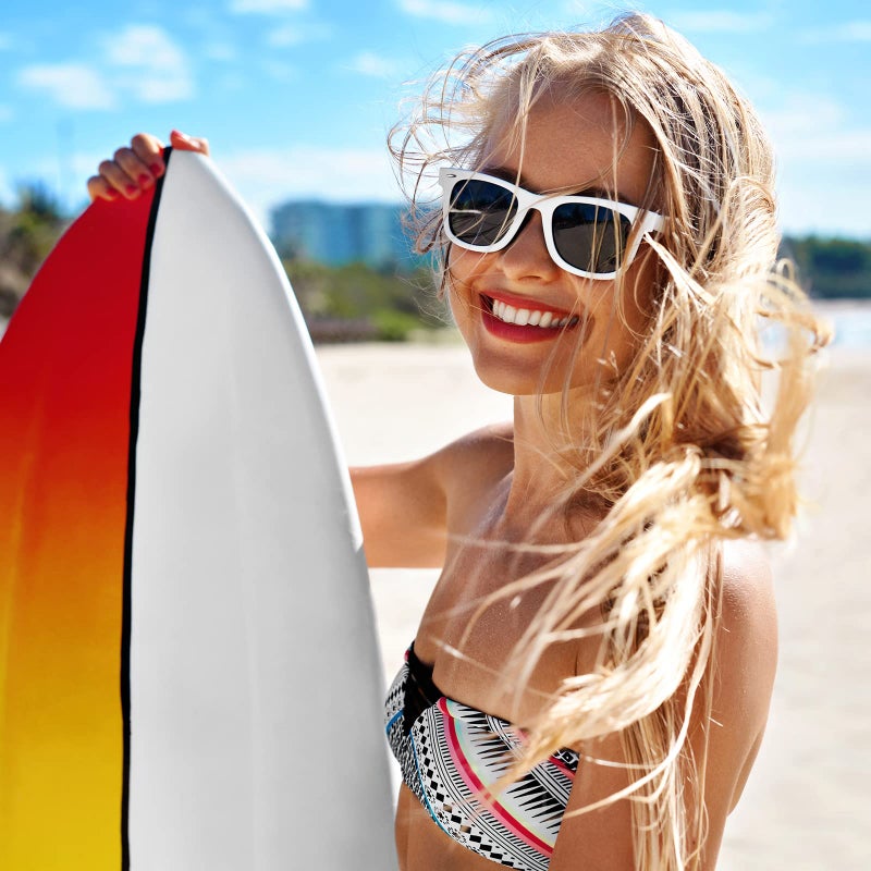 ASTARON Neon Novelty Sunglasses Bulk,12 Pack Novelty Sunglasses Party Favors for Summer Beach Wedding Party, Birthday Party Supplies Goody Bag Favors(White) - Image 5