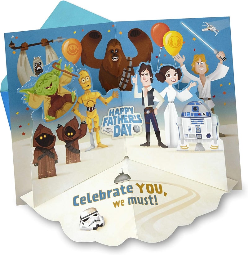 Hallmark Star Wars Father's Day Card Featuring Yoda - Celebrate You, We Must - Image 2