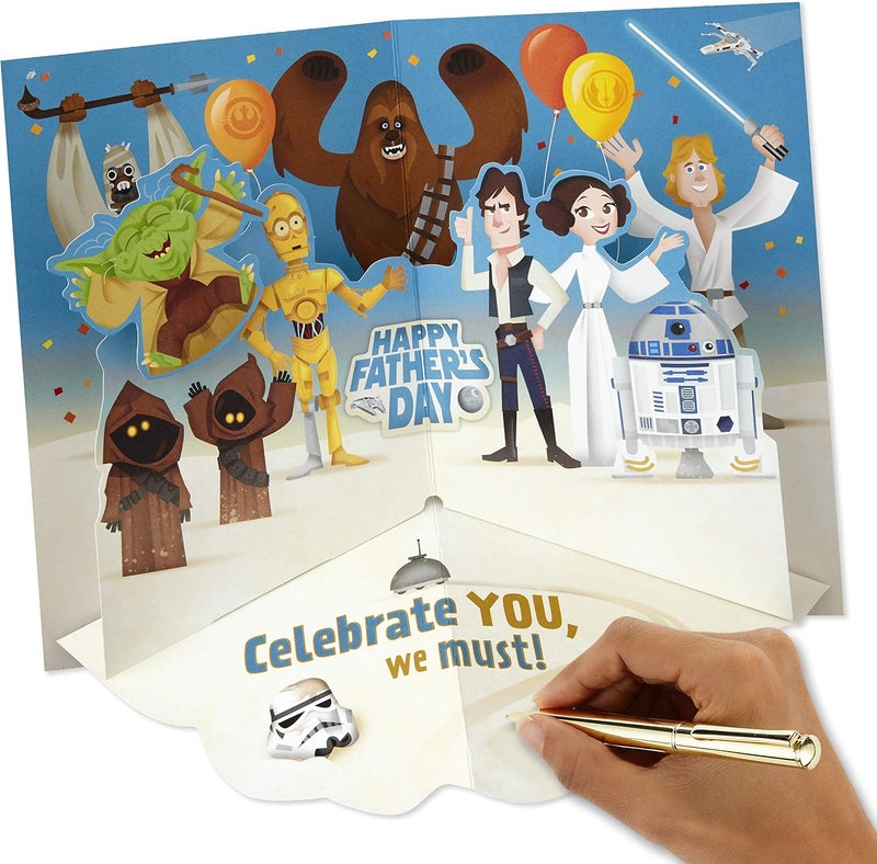 Hallmark Star Wars Father's Day Card Featuring Yoda - Celebrate You, We Must - Image 5