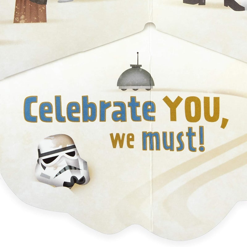Hallmark Star Wars Father's Day Card Featuring Yoda - Celebrate You, We Must - Image 3