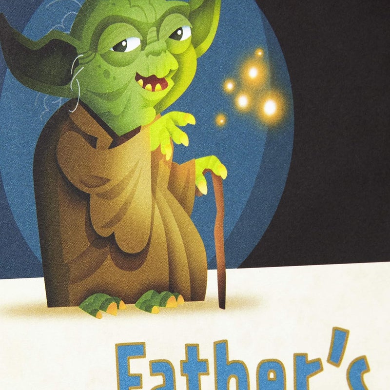 Hallmark Star Wars Father's Day Card Featuring Yoda - Celebrate You, We Must - Image 4