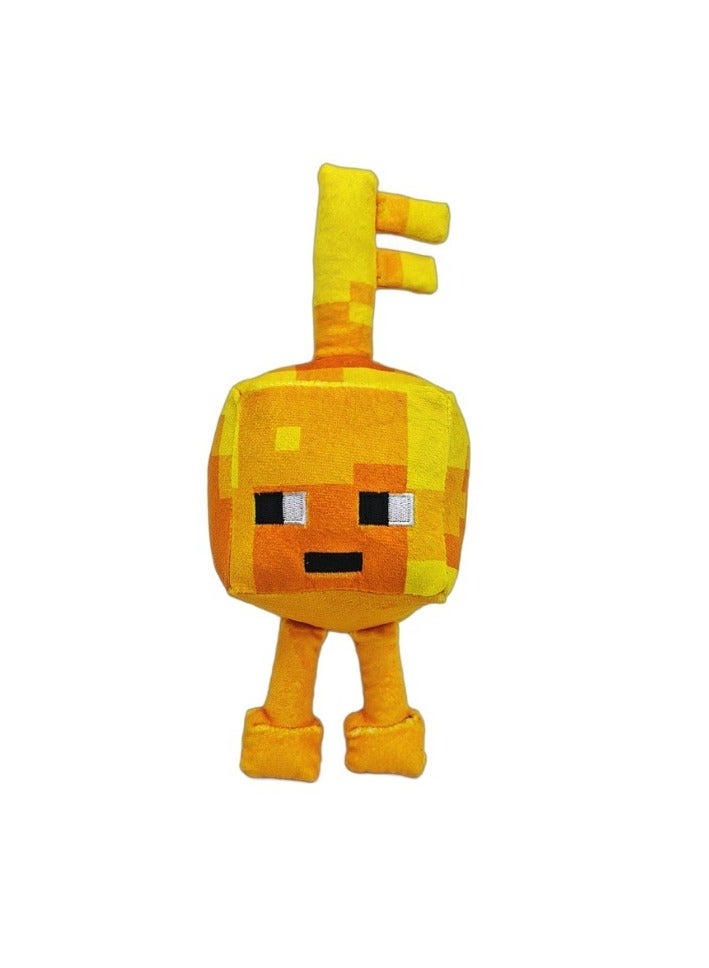 Minecraft Dungeons Mini Crafter Gold Sleeping Key Golem Plush, gold, 26cm