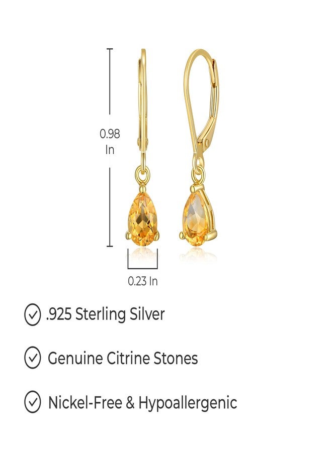 مورجان آند بايدج أقراط متدلية من مورغان آند بيج، مصنوعة من الفضة الإسترليني عيار 925 ومطلية بالذهب الأصفر عيار 14 قيراطًا، مرصعة بحجر السترين الأصلي بقصة الكمثرى، وهي هدية مثالية للنساء. تتميز هذه الأقراط بأنها مضادة للحساسية، وتأتي بمشبك خلفي، مما يجعلها هدية مجوهرات رائعة لها. - Image 3