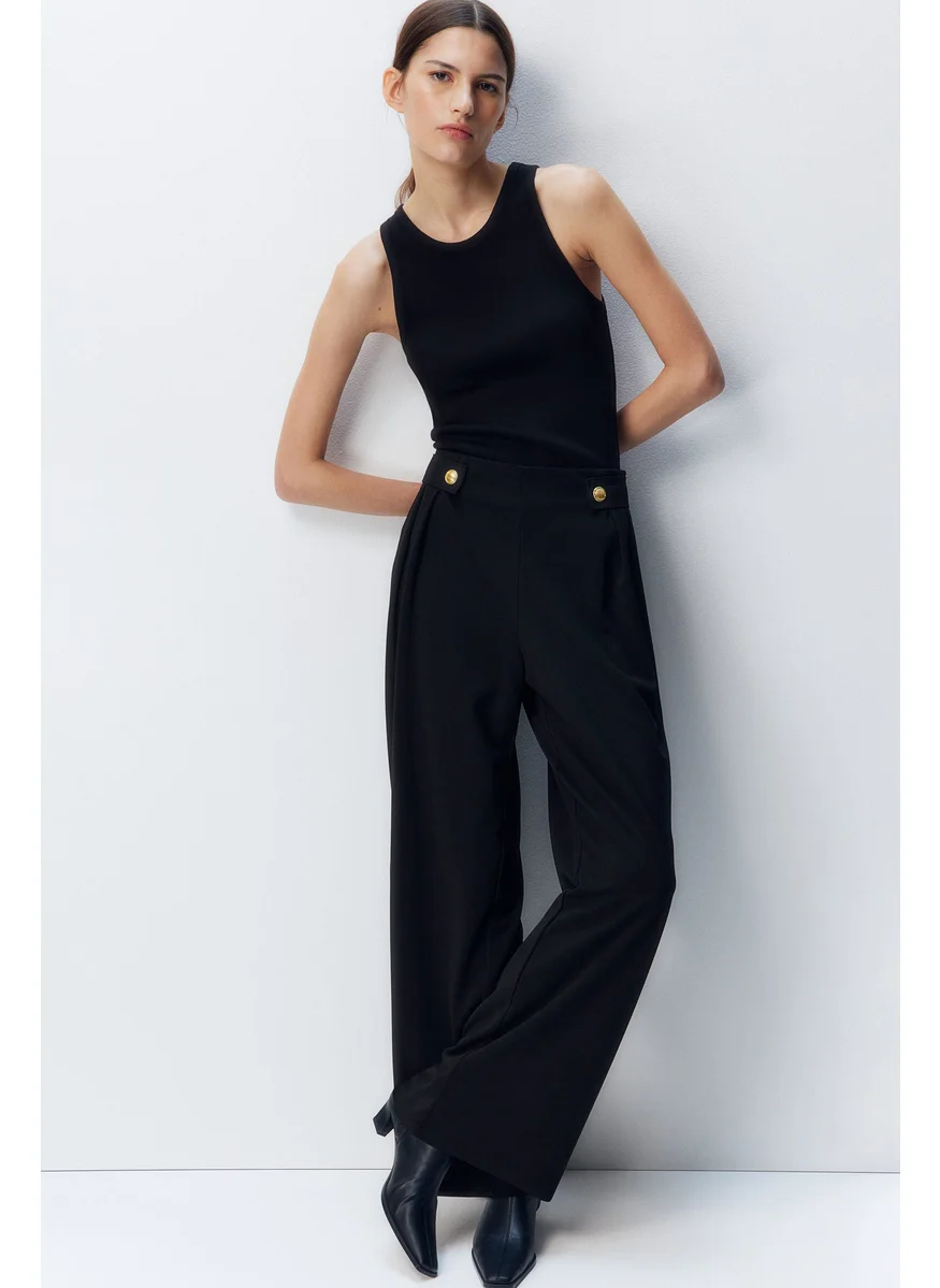 H&M Tailored Jersey Trousers