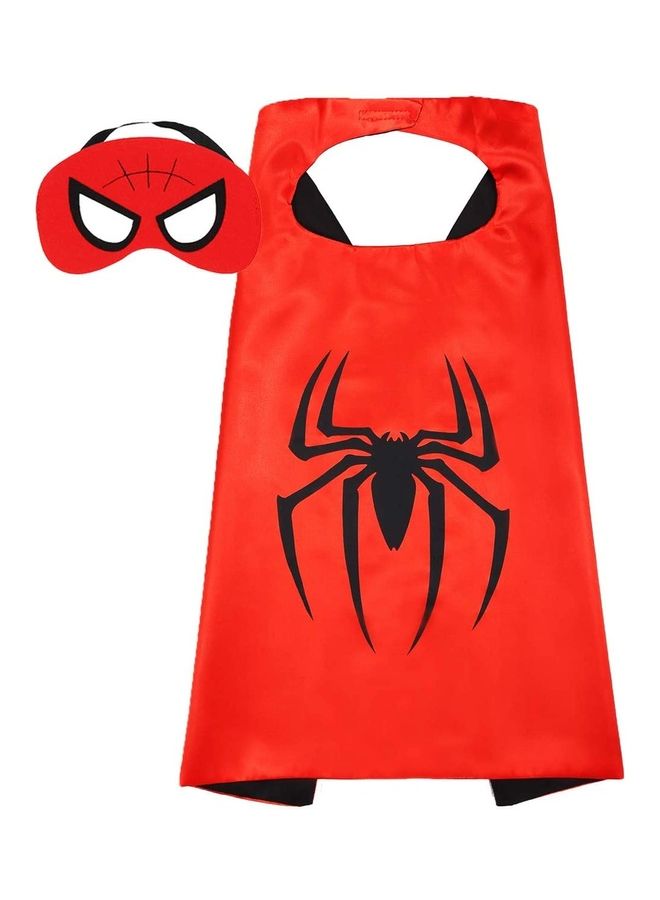 NIBEMINENT Spider Man Costume Cape And Mask Set - Image 1