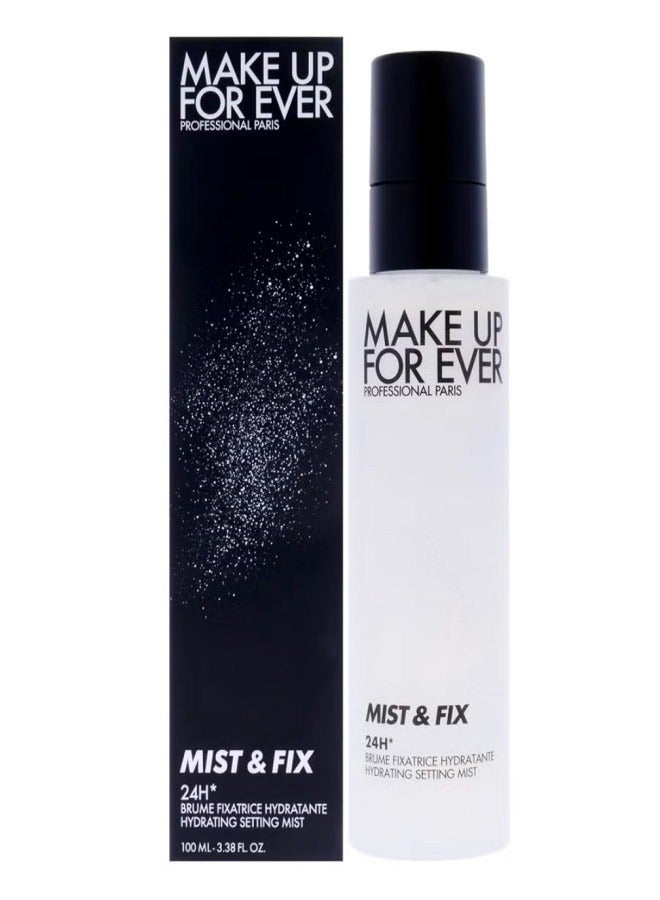 MAKE UP FOR EVER Mist & Fix 24HR Hydrating Setting Spray – Dewy, Long-Lasting - Image 1