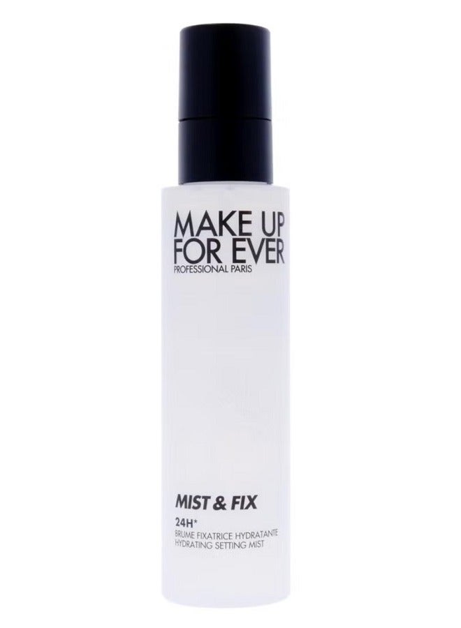 MAKE UP FOR EVER Mist & Fix 24HR Hydrating Setting Spray – Dewy, Long-Lasting - Image 2