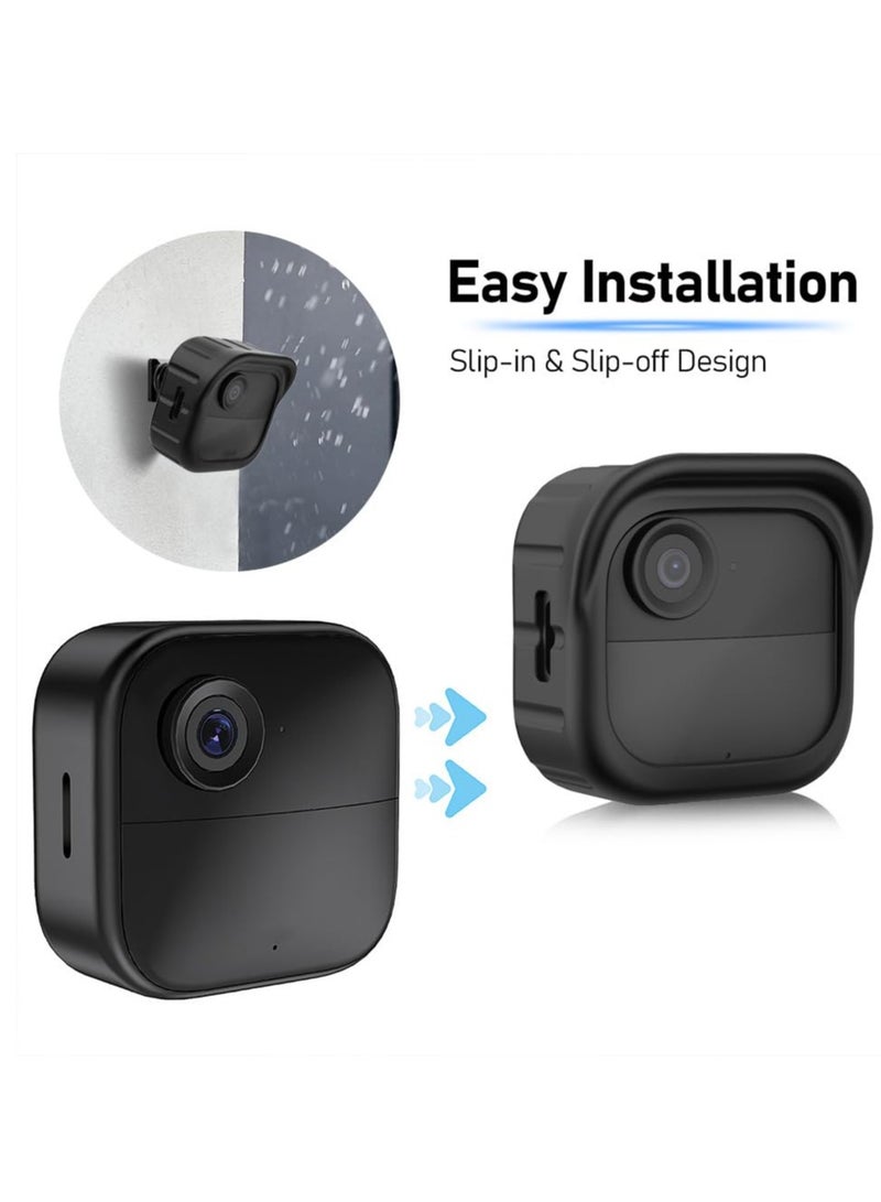 SYOSI Camera Silicone Cover for Blink Outdoor 4 (4th Gen), Anti-Scratch Protective Cover, Weatherproof Protective Skin Cover with Hat Brim for All-New Blink Outdoor 4 Smart Security Camera  - Image 3