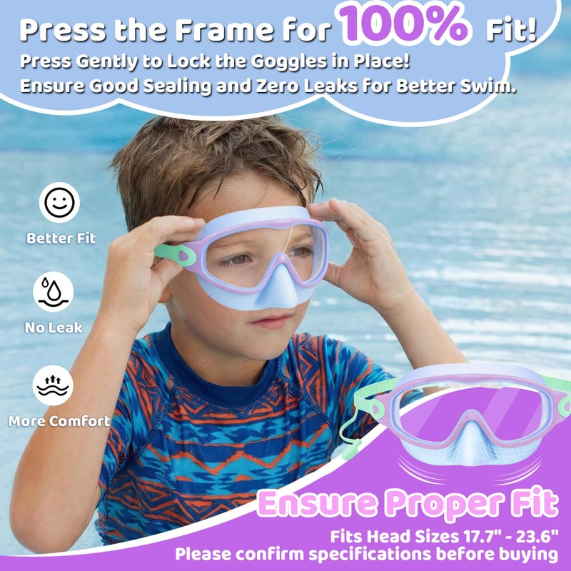 Vvinca Kids Swim Goggles US322 - Image 2
