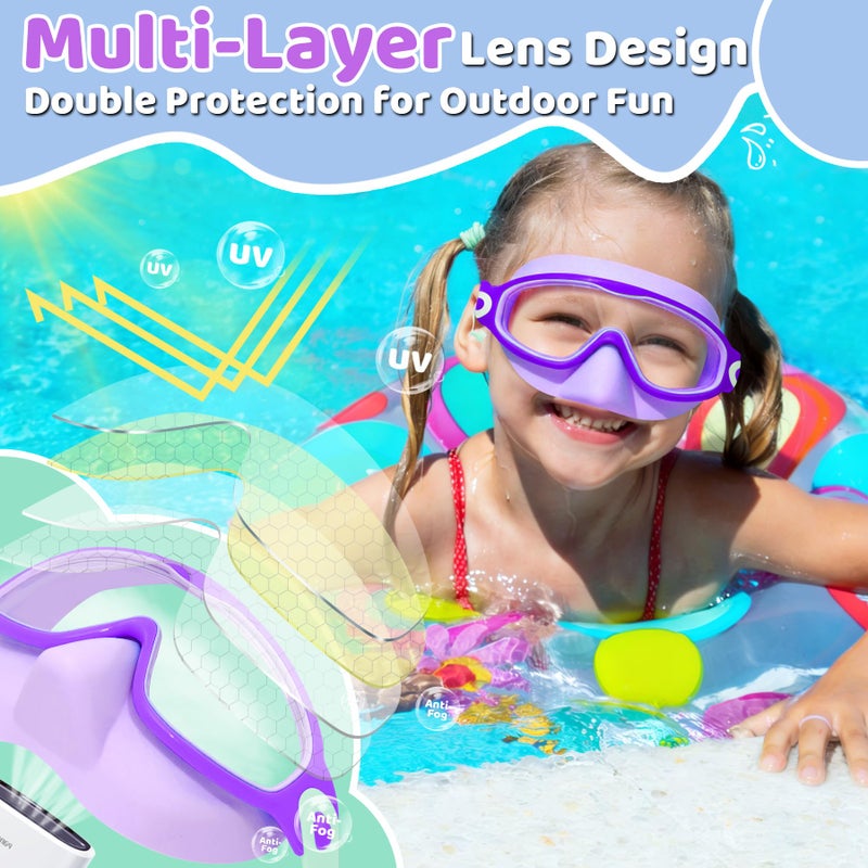 Vvinca Kids Swim Goggles US322 - Image 5