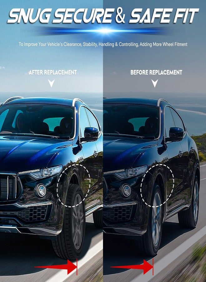 ILONPA 4pcs 5x4.5 1 inch (25.4mm) Hubcentric Wheel Spacers with 67.1mm Bore for Hyundai Elantra Veloster Sonata Santa Fe, Genesis Coupe, Mazda 5 MX-5, 5x114.3 M12x1.5 Thread 5 Lugs Wheel Adapters - Image 5