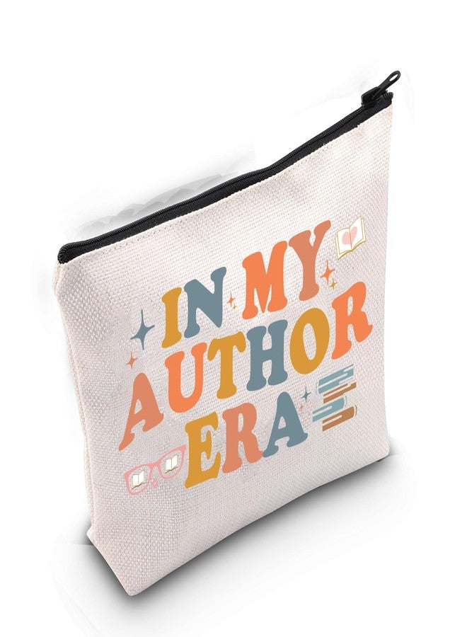 Gzrlyf Novel Writer Makeup Bag - Author Themed Gift for Women - Novelist Cosmetic Bag (In My Author) - Image 1