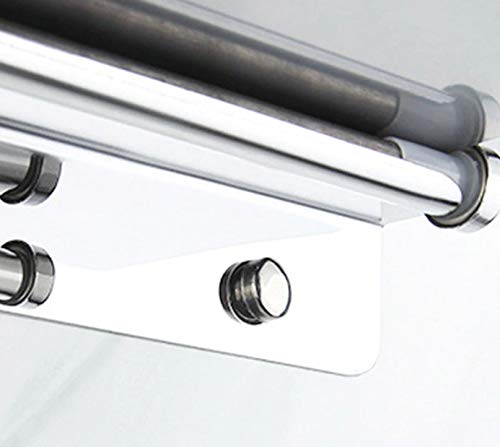 ZAP Stainless Steel Toilet Paper Holder with Mobile Stand - Image 4