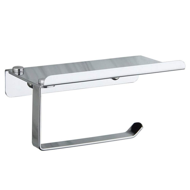 ZAP Stainless Steel Toilet Paper Holder with Mobile Stand - Image 1
