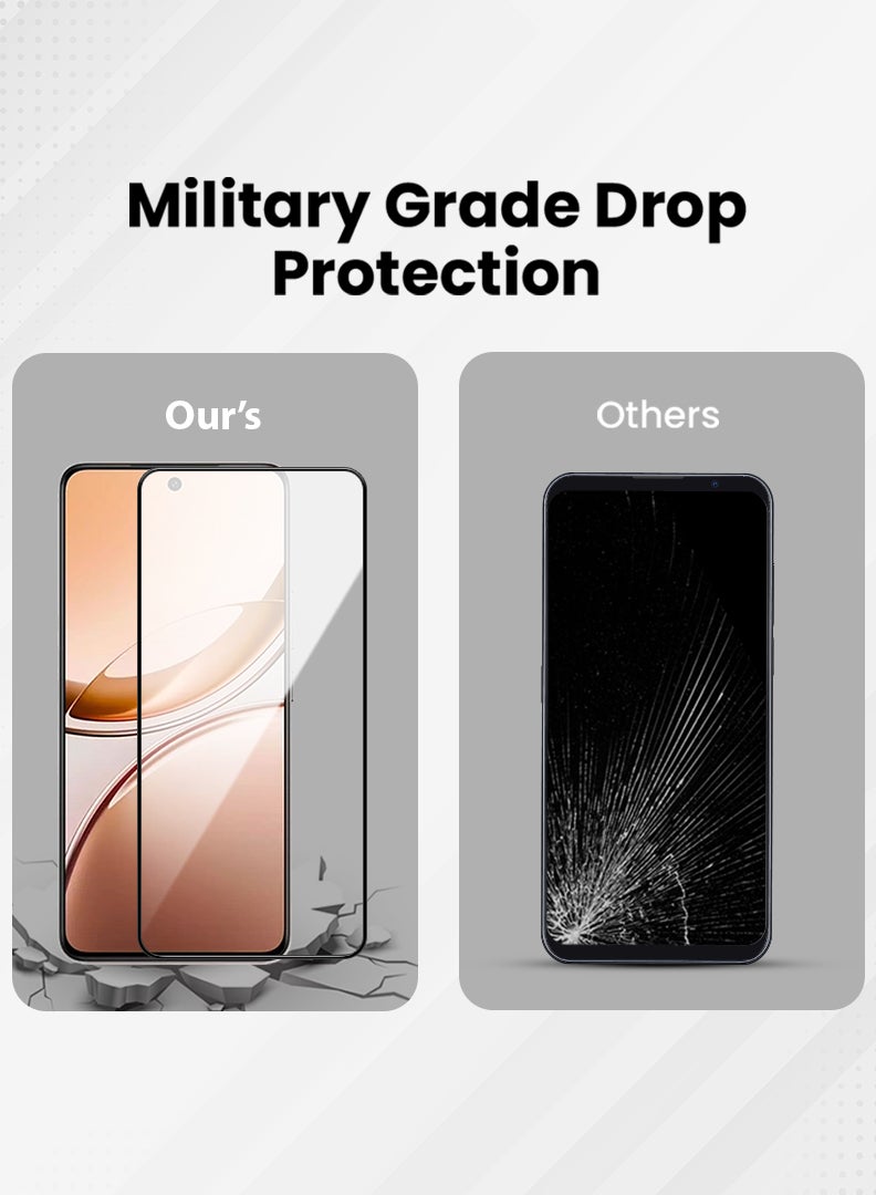 YJS Screen Protector For Vivo V50 Lite/ Vivo Y400 Pro 6.77 Inch 9H Hardness Tempered Glass Film, Bubble Free Easy Installation, Full Coverage, Anti Scratch And Touch Sensitive - Image 4