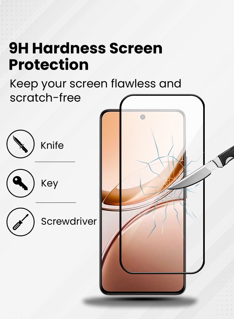 YJS Screen Protector For Vivo V50 Lite/ Vivo Y400 Pro 6.77 Inch 9H Hardness Tempered Glass Film, Bubble Free Easy Installation, Full Coverage, Anti Scratch And Touch Sensitive - Image 3