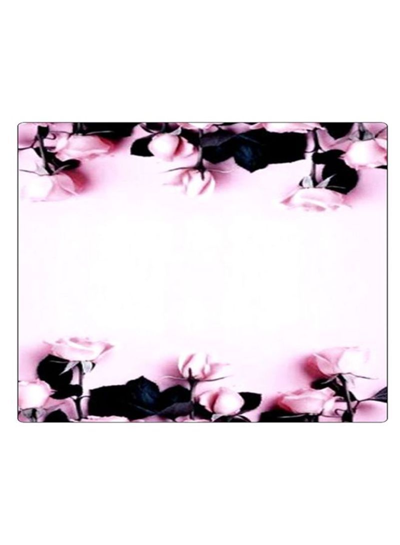 RKN Printed Anti-Slip Gaming Mouse Pad Pink/Black