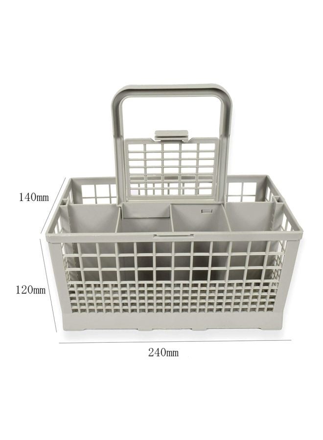 Aknur سلة غسالة الصحون رمادي 24x14x12سم - Image 5