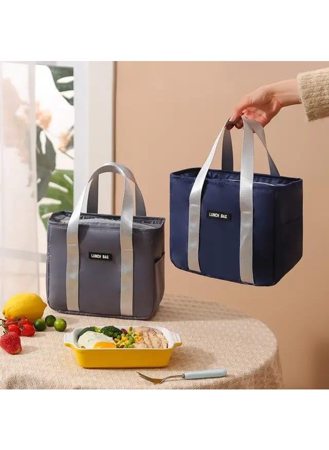 SellBotic - SellBotic Insulated Lunch Bag, Leakproof Thermal Cooler Tote for Travel, Work, School, Picnic, Large Capacity (Blue) - Image 1