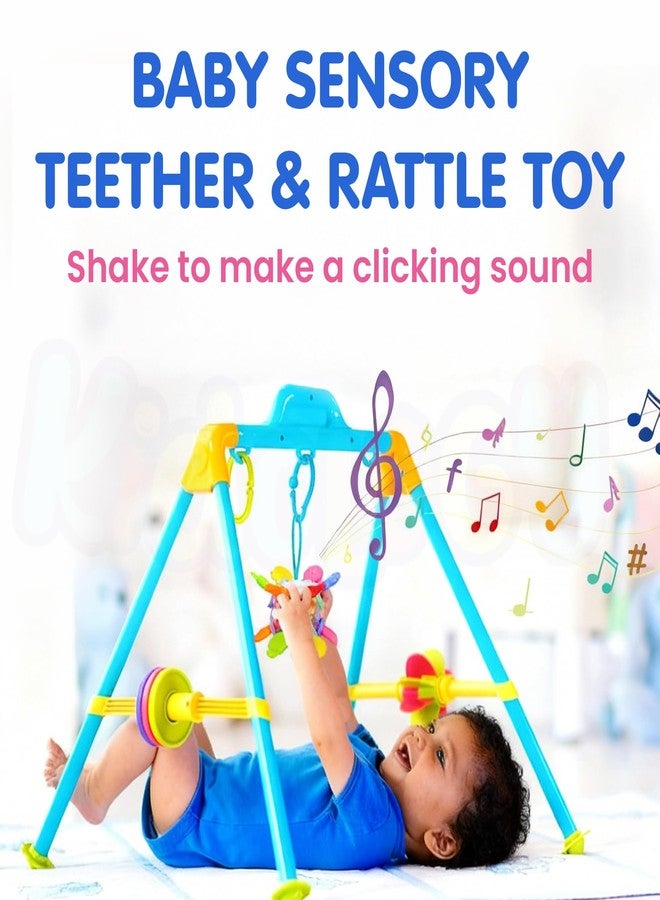 Kidology Baby Teether Silicone Ball Toy for 6-12 Months Babies, Multiple Sensory Teething Ball, Infant Rattles Developmental Toys Gifts for 1 2 Year Old Boys Girls, teether Toys for Babies, Toddlers - Image 3