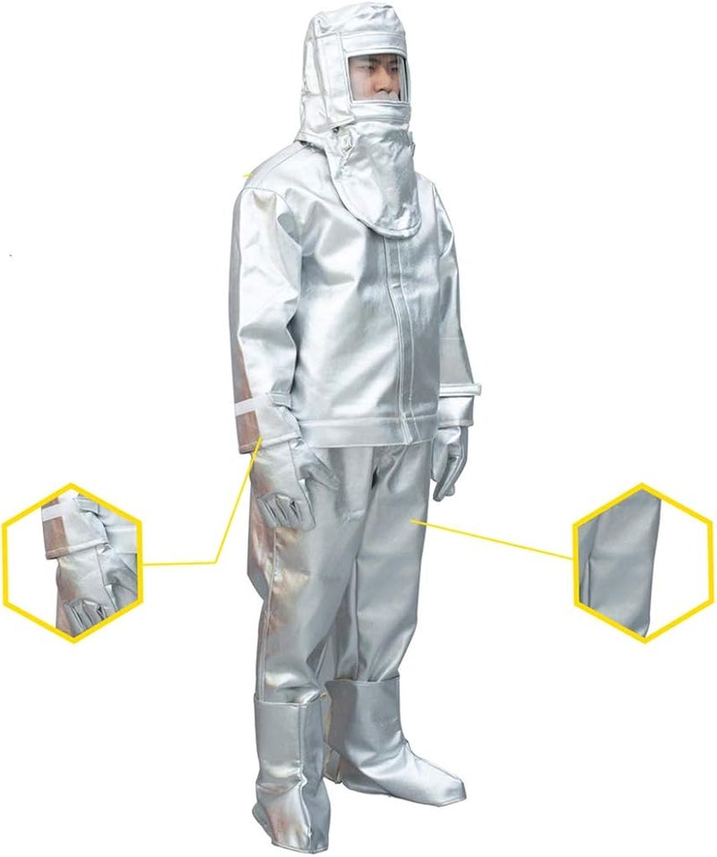 cheekyglo Fireproof Thermal Radiation 500600℃ Heat Resistant Insulation SuitLarge - Image 1
