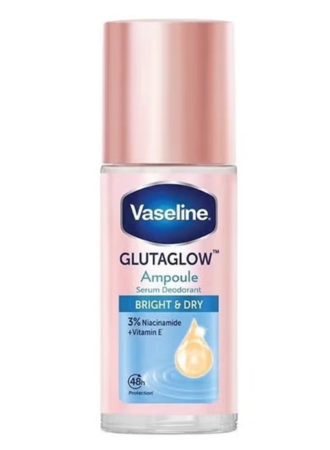 Vaseline Glutaglow Bright & Dry Ampoule Serum Deodorant - 45ml - Image 1
