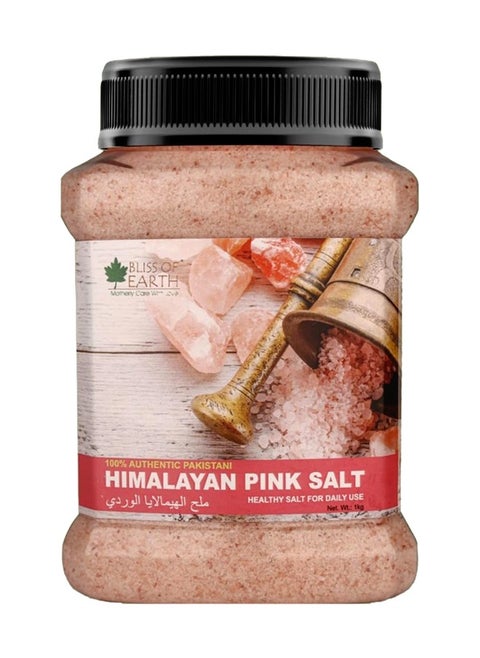 Bliss of Earth Pure Pakistani Himalayan Pink Salt Non Iodised for Weight Loss & Healthy Cooking, Natural Substitute of White Salt, 1kg