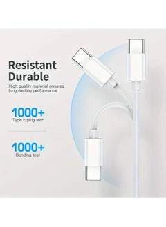 FARROBIZZ Type C to C charge cable,long 3 meters long 100W fast charge, cable for mobiles and tablets  - Image 2