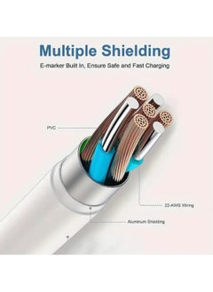 FARROBIZZ Type C to C charge cable,long 3 meters long 100W fast charge, cable for mobiles and tablets  - Image 4