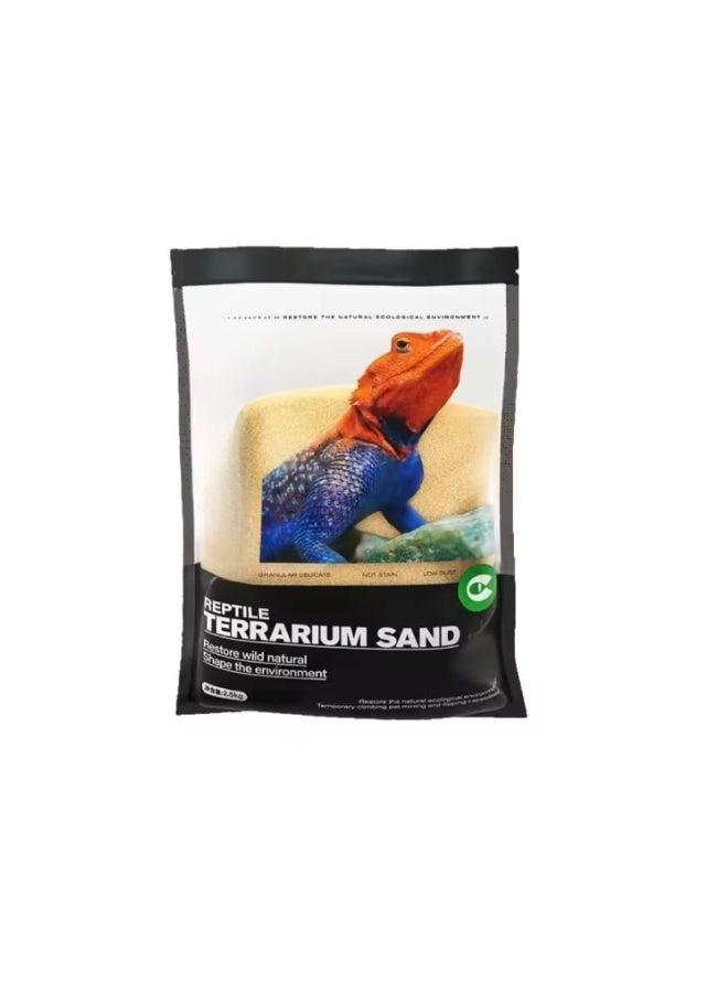 YEE – Reptile Calcium Sand - 2.5kg (Desert Yellow / Warm White / Sunshine Orange) - Image 1