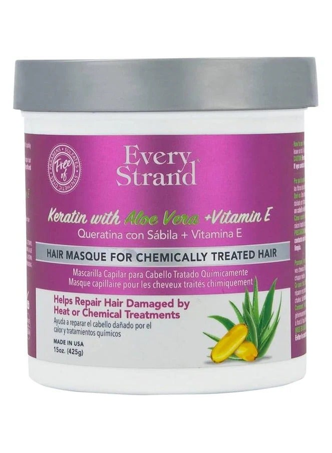 إيفري ستراند قناع الشعر بالكراتين وفيتامين E وزيت الألوفيرا - 425 جم