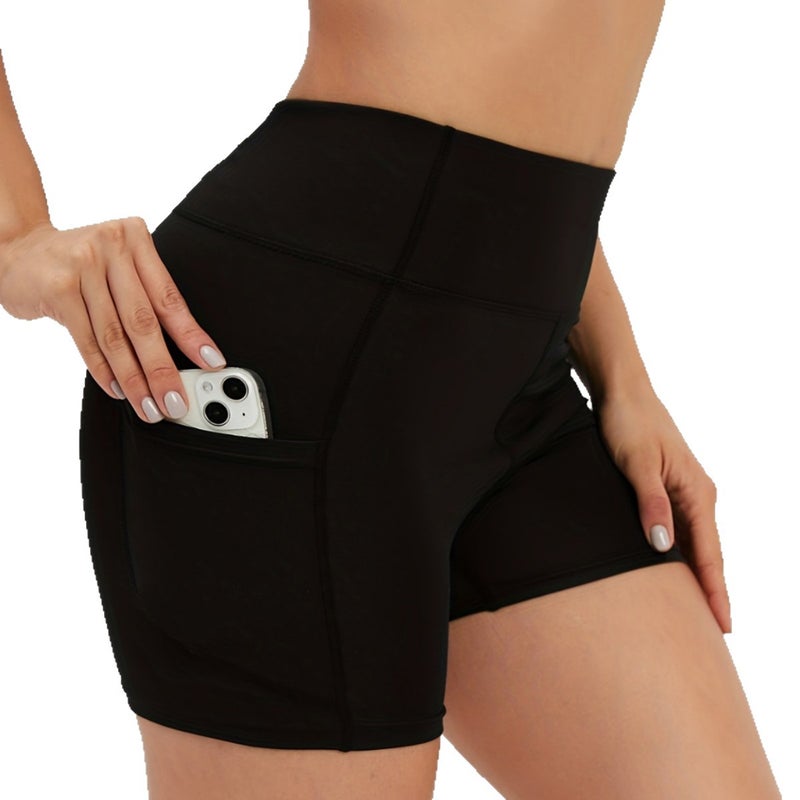 Women's High Waist Gym Shorts Butt Lifting Sculpting Running Shorts - Image 5