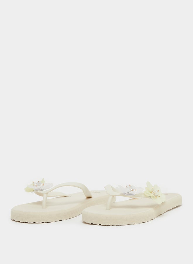 Styli Styli Flower Corsage Flip Flop  - Image 2
