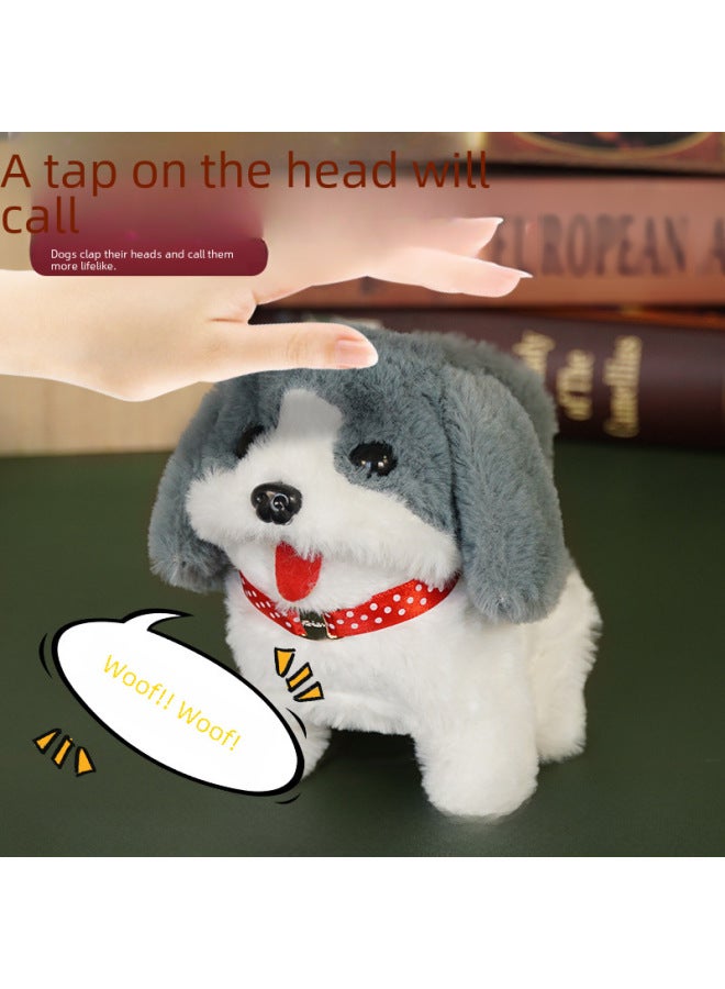 Electronic Pet Toy Dog Cat Interactive Intelligent Robot Pets Smart Puppy Kitten Playmate Automatic Feeder-Color:Saint Bernard (light Brown)-Specifications:opp Bag - Image 3