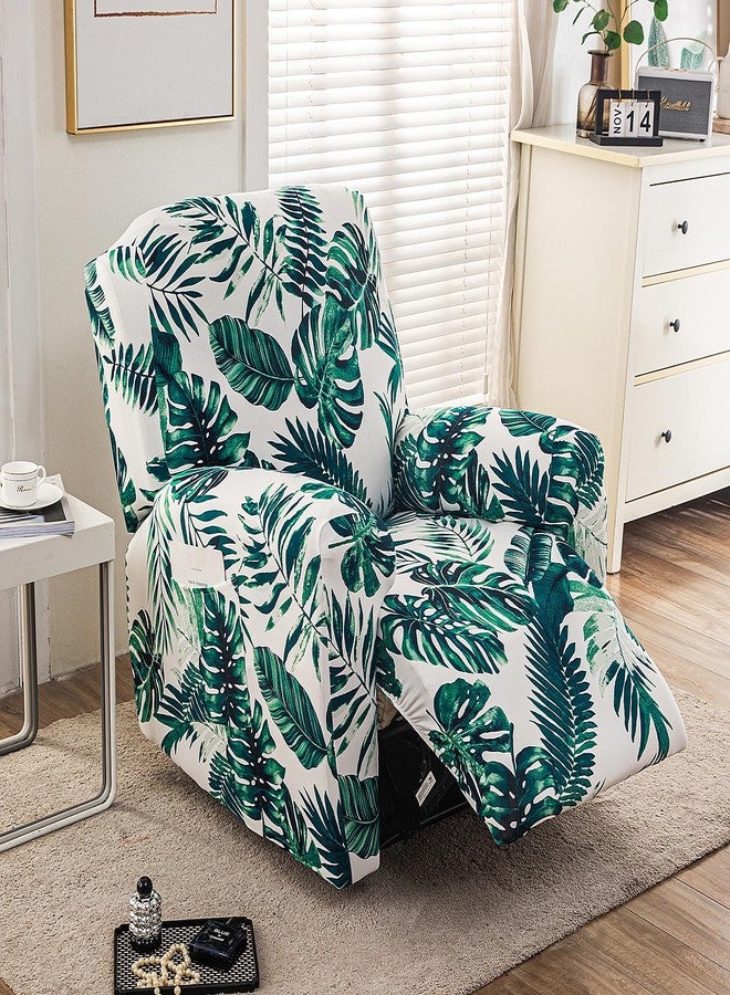 FUANGUI غطاء كرسي استرخاء من فوانغوي، 4 قطع، غطاء كرسي استرخاء مع جيوب تخزين، واقي أثاث لغرفة المعيشة، غطاء أريكة جاكار للأطفال والحيوانات الأليفة والكلاب والقطط، 30 - Image 2