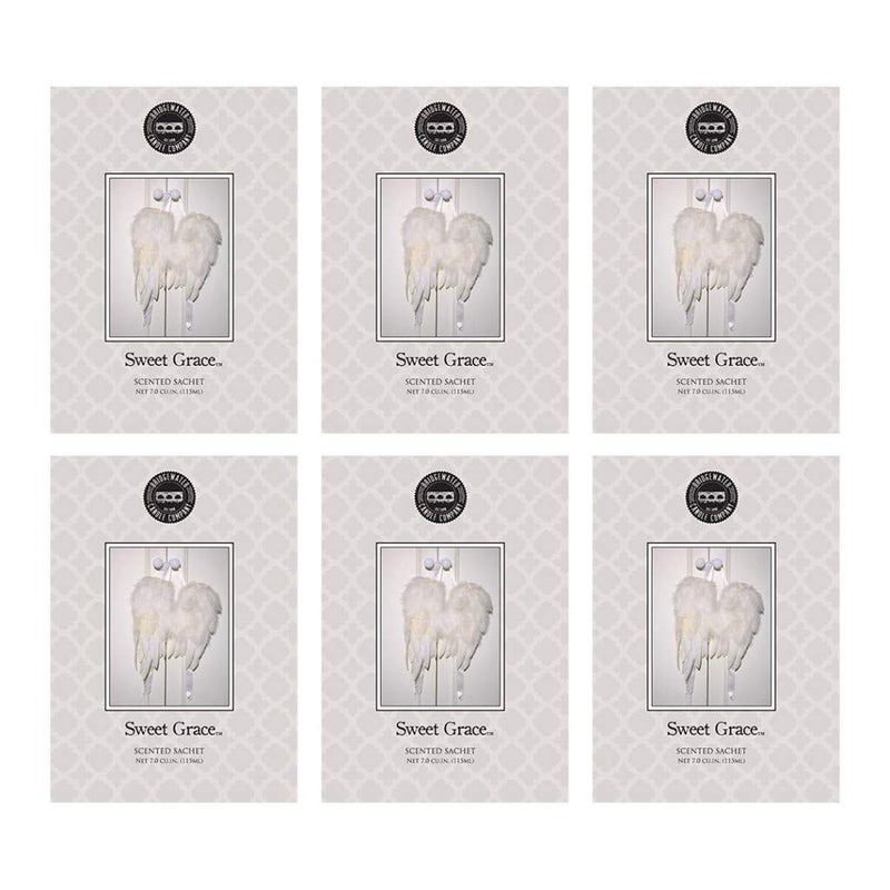 Bridgewater Candle Sachet Air Freshener Bag for Home or Car 6 PackSweet Grace