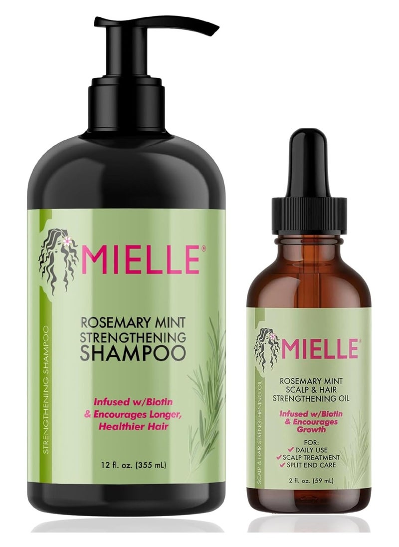 MIELLE ORGANICS CARE - Mielle Organics Mielle/Rosemary Mint Strengthening/Shampoo/Scalp & Hair Strengthening Oil/Deal/Gift Set - Image 1
